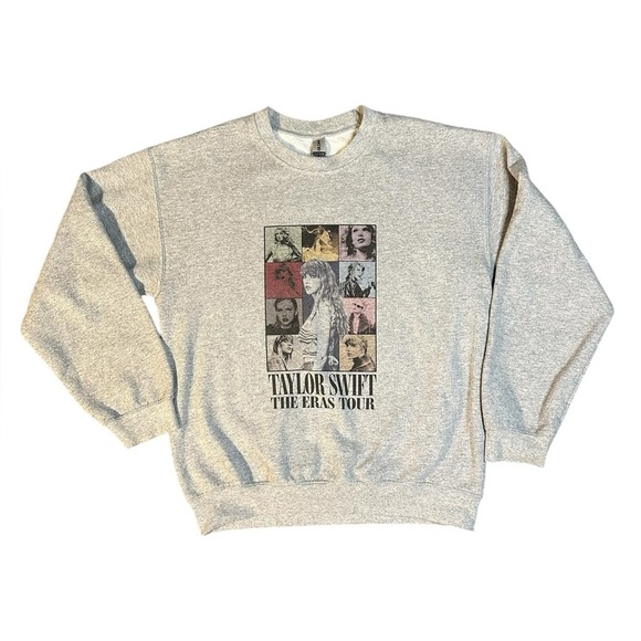 Taylor Swift Sweaters - Taylor Swift Gray Sweater - The Eras Tour Medium